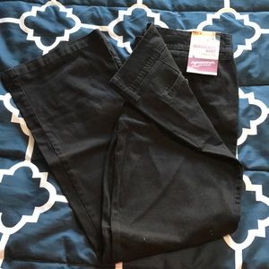 2 pairs of black Arizona pants